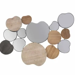 Viadurini Living Wandspiegel-Wandspiegel im modernen Design aus Holz und Eisen - Ortensio