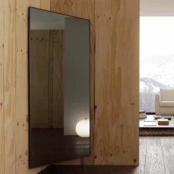 Viadurini Living Wandspiegel-Wandspiegel mit öffnender Tür und Kleiderhaken Made in Italy - Boro