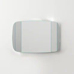 Viadurini Living Wandspiegel-Wandspiegel mit Struktur aus schwarz lackiertem Holz, hergestellt in Italien – Arya