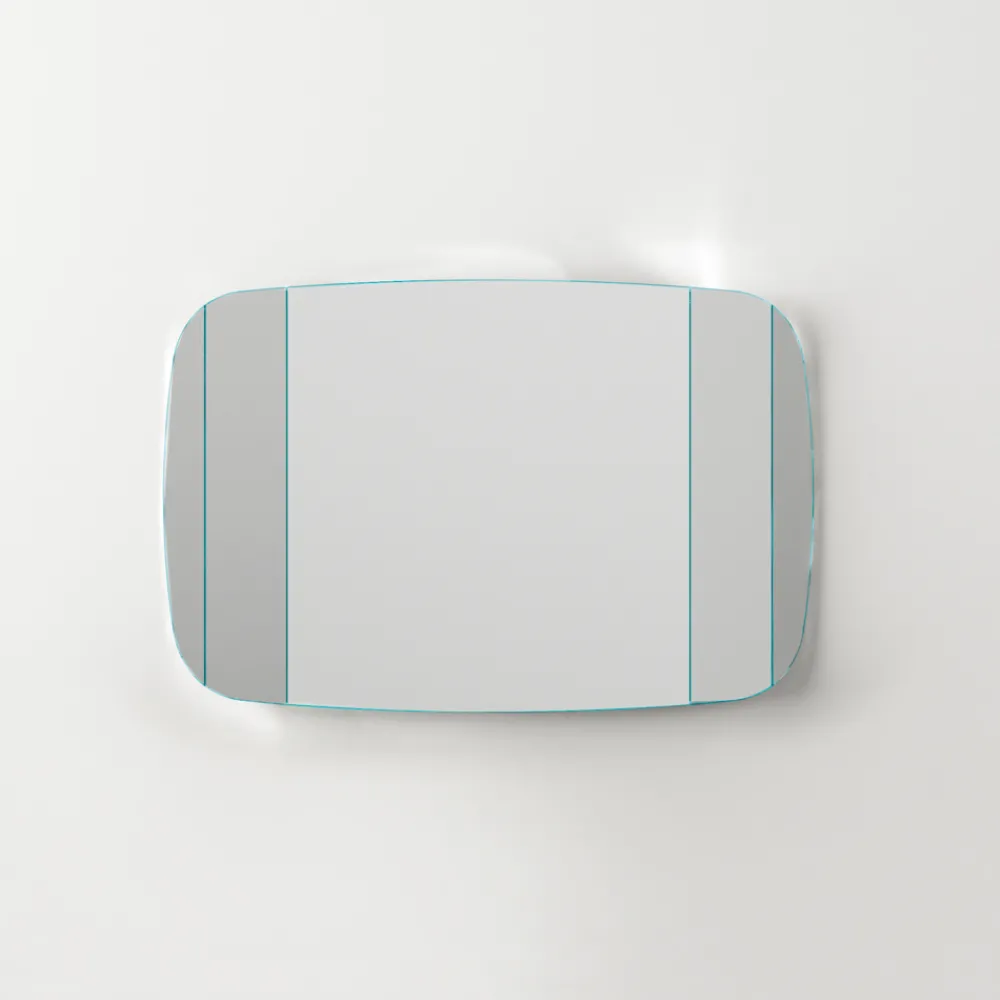 Viadurini Living Wandspiegel-Wandspiegel mit Struktur aus schwarz lackiertem Holz, hergestellt in Italien – Arya