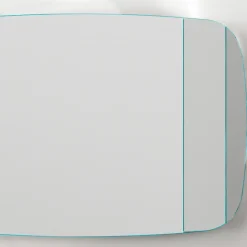 Viadurini Living Wandspiegel-Wandspiegel mit Struktur aus schwarz lackiertem Holz, hergestellt in Italien – Arya