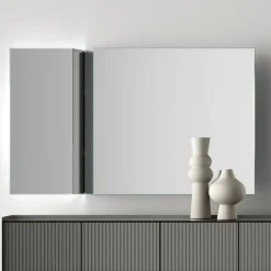 Viadurini Living Wandspiegel-Wandspiegel mit V-förmigem Seitenschnitt Made in Italy - Spirit