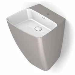 Viadurini Bathroom Keramikwaschbecken-Wandwaschbecken des modernen Designs in den Tonwaren hergestellt in Italien, Goran