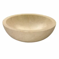 Viadurini Bathroom Steinwaschbecken-Waschbecken Aufsatzwaschbecken rund aus Naturstein Nusa Design