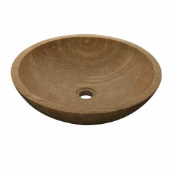 Viadurini Bathroom Steinwaschbecken-Waschbecken Aufsatzwaschbecken rund aus Naturstein Kari  Design