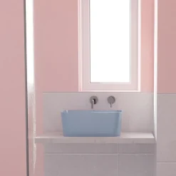 Viadurini Bathroom Keramikwaschbecken-Waschbecken aus Keramik, erhältlich in verschiedenen Farben, hergestellt in Italien – Korb