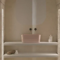 Viadurini Bathroom Keramikwaschbecken-Waschbecken aus Keramik, erhältlich in verschiedenen Farben, hergestellt in Italien – Korb