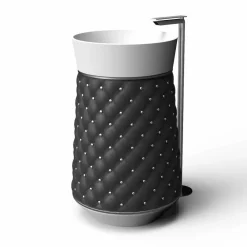 Viadurini Design Design Waschbecken Aus Solid Surface-Waschbecken Freestanding in modernem Design aus Solid Surface® Elizabeth