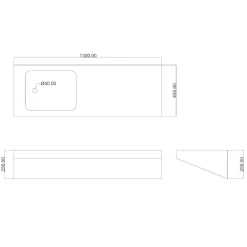 Viadurini Design Farbige Waschbecken|Design Waschbecken Aus Solid Surface-Waschbecken in modernem Design Saddled Made in Italy
