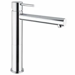 Viadurini Taps Waschbeckenarmaturen-Waschbeckenmischer aus verchromtem Messing ohne Abfluss Made in Italy - Ermia