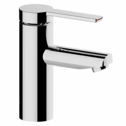 Viadurini Taps Waschbeckenarmaturen-Waschbeckenmischer in Messing-Chrom-Finish, feines Design - Zanio