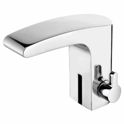 Viadurini Taps Waschbeckenarmaturen-Waschtischmischer mit Infrarotsensor aus Chrommessing, Luxus - Gonzo