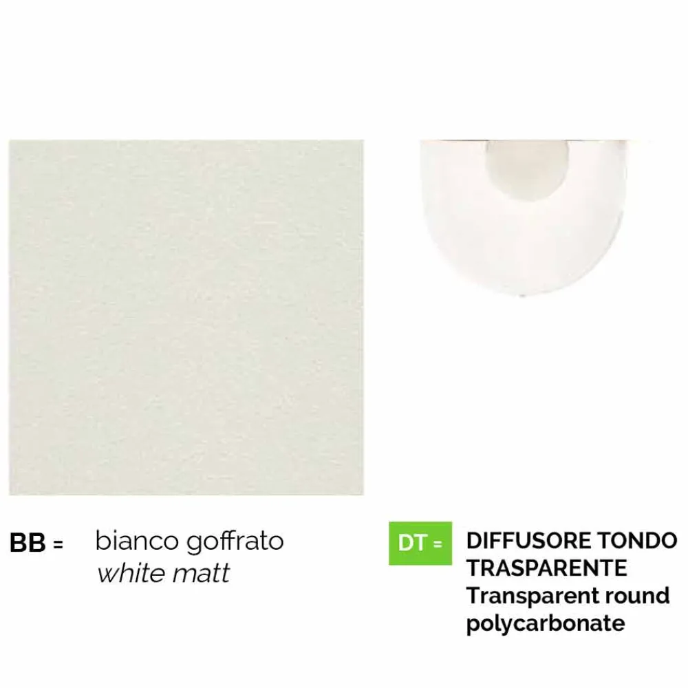 Viadurini Lighting Garten-Wandlampen-Weiße Aluminiumlaterne der Gartenwand, hergestellt in Italien, Anusca