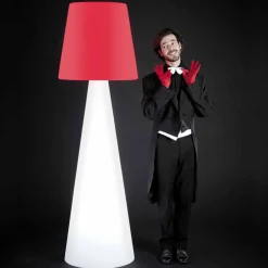 SLIDE Moderne Stehlampen-Weiße Stehlampe Pivot Design, hergestellt in Italien