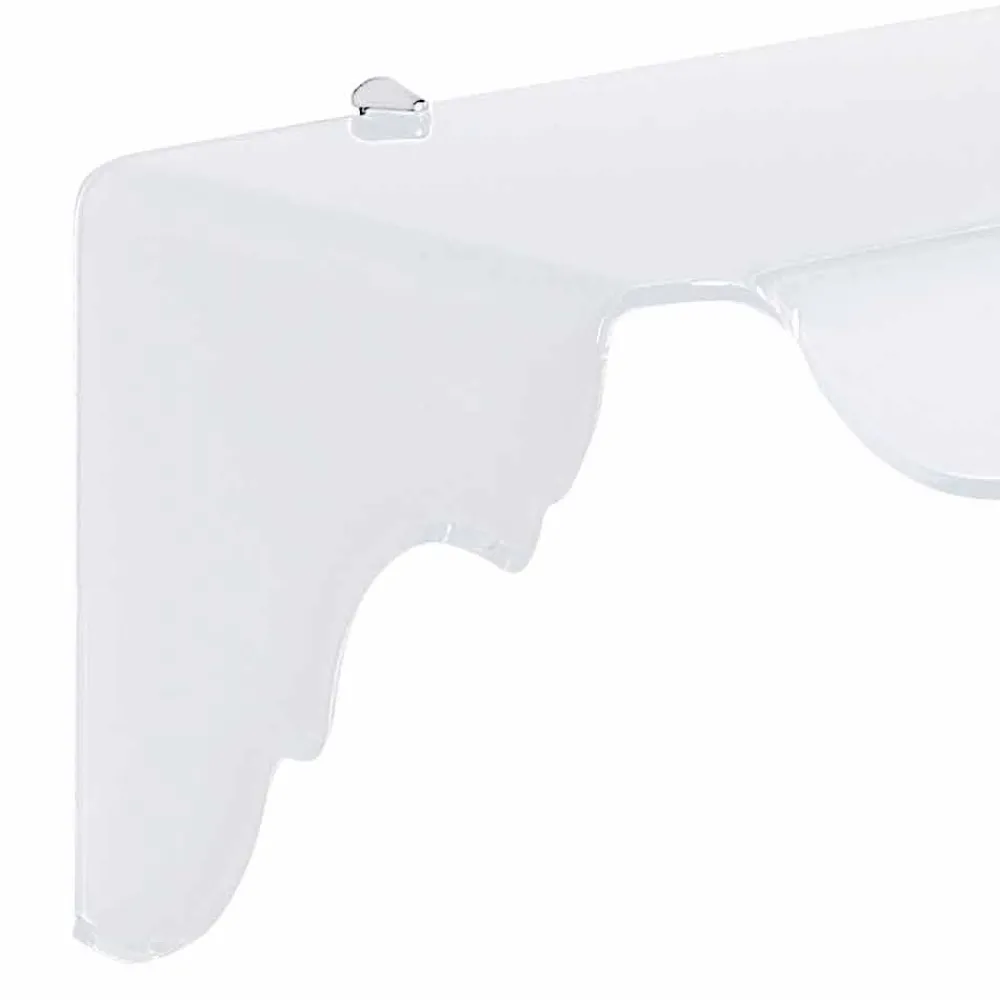 Viadurini Living Konsolentisch Flur-Weiße Wandkonsole, weiß, made in Italy