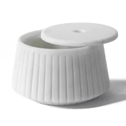 Viadurini Decor Deko Artikel Und Wohnaccessoires-Weißer Carrara-Marmor oder schwarzer gestreifter Portoro-Aufbewahrungshalter - Cairo