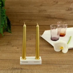 Viadurini Lighting Kerzenständer-Weißer Corian Design Kerzenhalter für Wohnzimmer Made in Italy - Sisifo