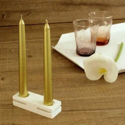 Viadurini Lighting Kerzenständer-Weißer Corian Design Kerzenhalter für Wohnzimmer Made in Italy - Sisifo