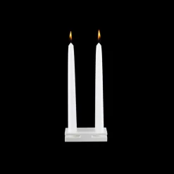 Viadurini Lighting Kerzenständer-Weißer Corian Design Kerzenhalter für Wohnzimmer Made in Italy - Sisifo