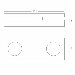 Viadurini Lighting Kerzenständer-Weißer Corian Design Kerzenhalter für Wohnzimmer Made in Italy - Sisifo