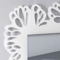 Viadurini Decor Wandspiegel-Weißer Plexiglas-Wandspiegel mit verziertem rechteckigem Rahmen - Alidifarf