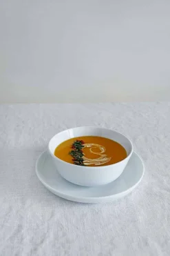 Viadurini Kitchen Teller Set-Weißes modernes Design Porzellan Dinner Set 24 Stück - Arktis