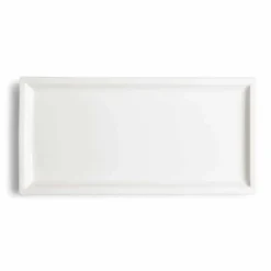 Viadurini Kitchen Teller Set-Weißes Porzellan Moderne Teller Set 25 Stück - Basal