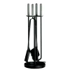 Viadurini Fire Design Kaminbesteck-Werkzeughalter aus Metall mit 4 Kaminbestecken, hergestellt in Italien – Safari