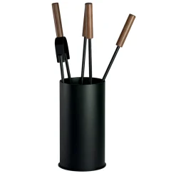 Viadurini Fire Design Kaminbesteck-Werkzeughalter mit 4 Kaminpflegewerkzeugen, hergestellt in Italien – Fakir