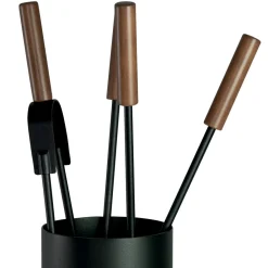 Viadurini Fire Design Kaminbesteck-Werkzeughalter mit 4 Kaminpflegewerkzeugen, hergestellt in Italien – Fakir