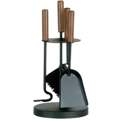 Viadurini Fire Design Kaminbesteck-Werkzeughalter mit 3 Metallwerkzeugen in verschiedenen Ausführungen, hergestellt in Italien – Darbuka