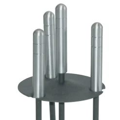 Viadurini Fire Design Kaminbesteck-Werkzeughalter mit 3 Metallwerkzeugen in verschiedenen Ausführungen, hergestellt in Italien – Darbuka