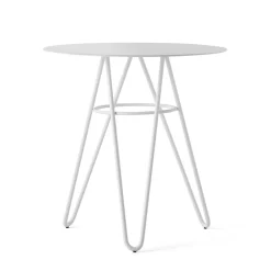 Viadurini in the Garden Garten Beistelltisch-Wertvoller Outdoor-Couchtisch aus HPL und Weißmetall Made in Italy - Dublin