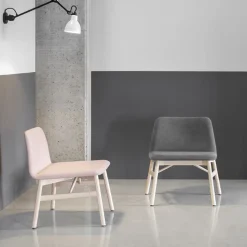 Viadurini Living Moderne Sessel-Wertvoller Sessel aus Stoff oder Samt mit Buchenfuß Made in Italy - Molde