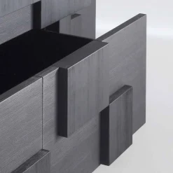 Viadurini Living Sideboards-Wertvolles Sideboard aus Thermoholz n Lärche 3 Türen und 1 Schublade