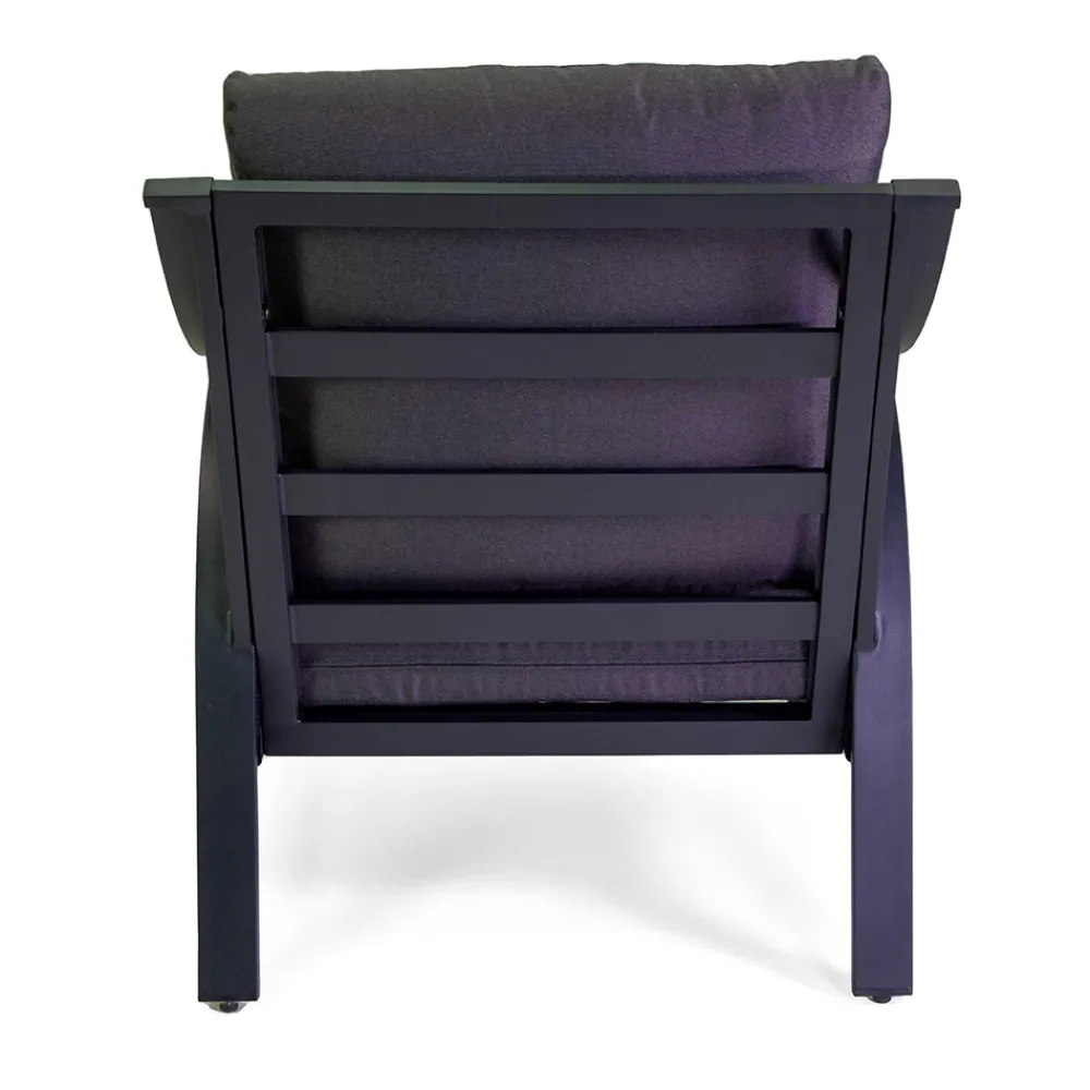 Viadurini in the Garden Garten Lounge Set-Wohnzimmer aus Aluminium mit Armlehnen aus brasilianischem Teakholz - Tagebuch