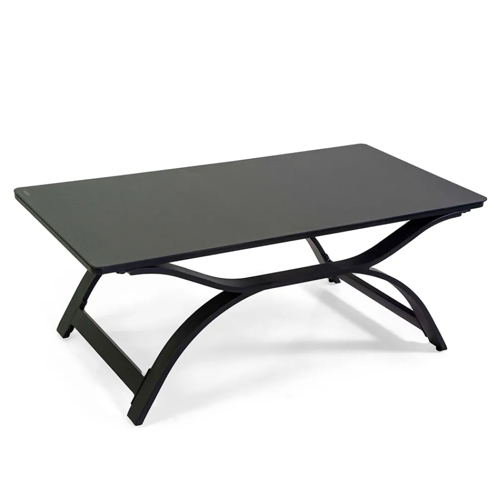 Viadurini in the Garden Garten Lounge Set-Wohnzimmer aus Aluminium mit Armlehnen aus brasilianischem Teakholz - Tagebuch