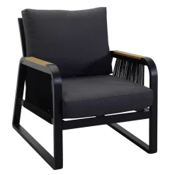 Viadurini in the Garden Garten Lounge Set-Wohnzimmer aus Aluminium mit Details aus brasilianischem Teakholz - Tagebuch