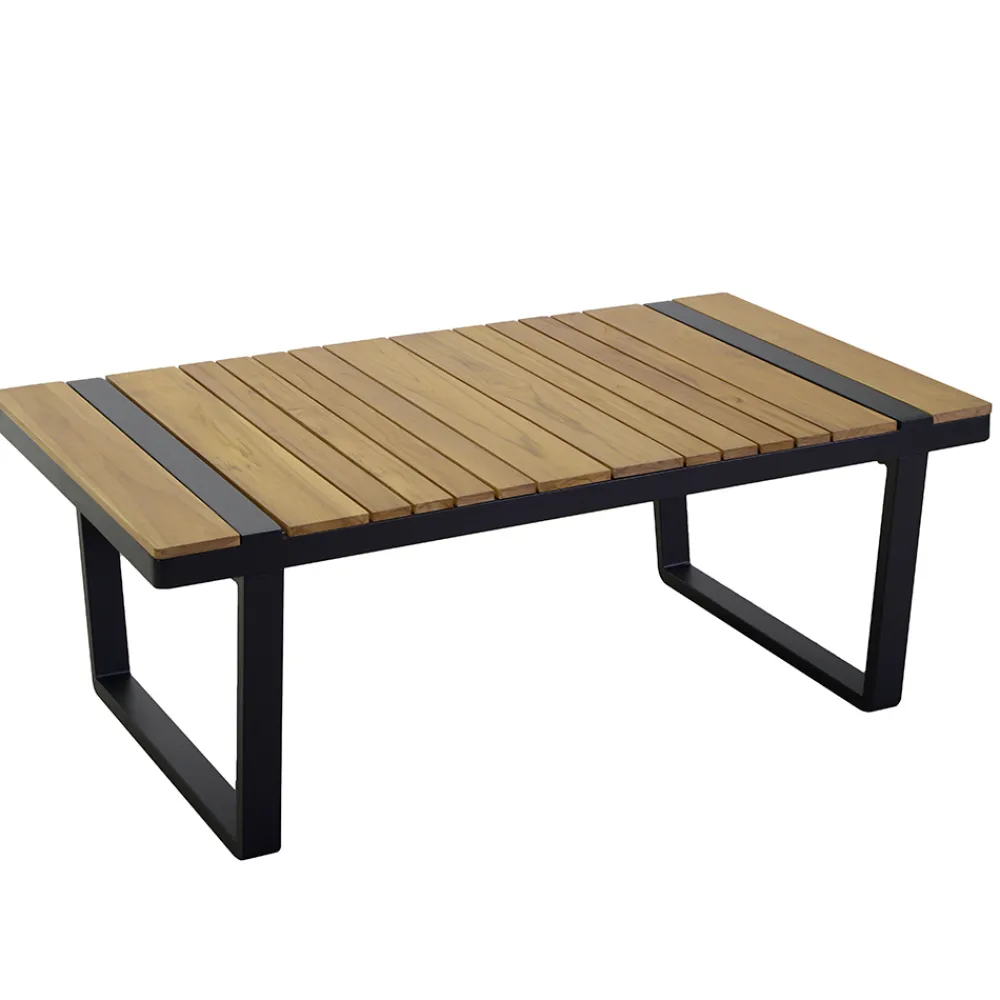 Viadurini in the Garden Garten Lounge Set-Wohnzimmer aus Aluminium mit Details aus brasilianischem Teakholz - Tagebuch