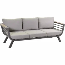 Viadurini in the Garden Garten Lounge Set-Wohnzimmer im Freien, bestehend aus 1 3-Sitzer-Sofa, 2 Sesseln und 1 Couchtisch - Righello