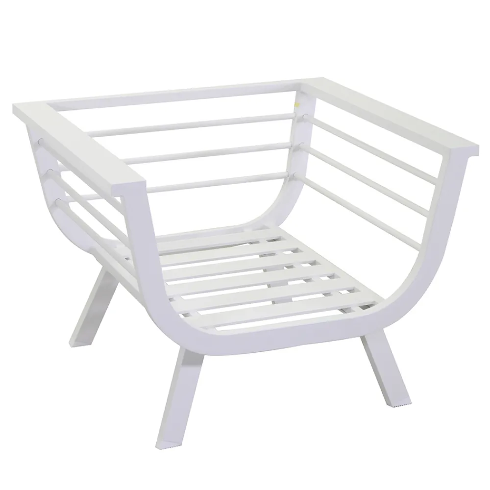 Viadurini in the Garden Garten Lounge Set-Wohnzimmer im Freien, bestehend aus 1 3-Sitzer-Sofa, 2 Sesseln und 1 Couchtisch - Righello