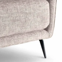 Viadurini Living Moderne Sessel-Wohnzimmer Sessel aus Stoff mit Metallfüßen Made in Italy - Cherry