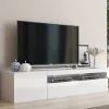 Viadurini Living Tv-Möbel-Wohnzimmer TV-Ständer aus Holz im italienischen Design mit offenem Fach - Suzana
