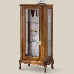 Viadurini Classic Anrichte-Wohnzimmer Vitrine aus Bassano Walnussholz Made in Italy - Ronald