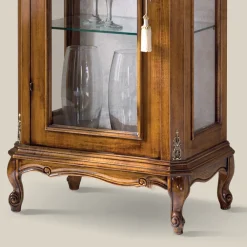 Viadurini Classic Anrichte-Wohnzimmer Vitrine aus Bassano Walnussholz Made in Italy - Ronald