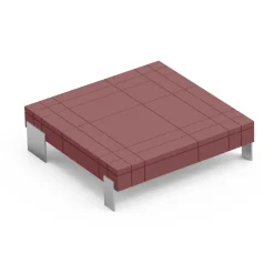 Viadurini Living Moderne Couchtische-Wohnzimmer-Couchtisch aus Polyethylen in verschiedenen Farben - Orbis