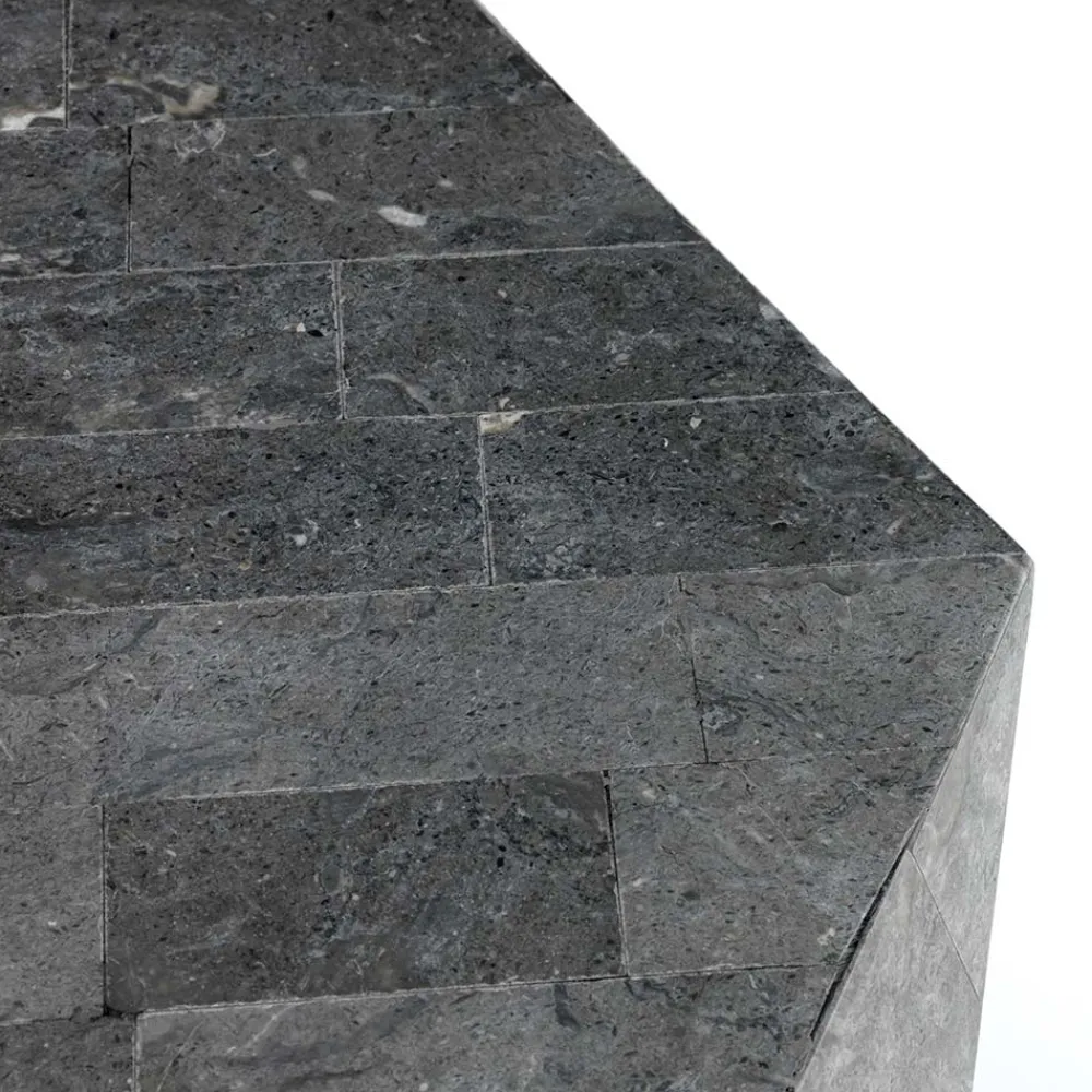 Viadurini Living Couchtische Aus Stein-Wohnzimmer-Couchtisch komplett in Fossil Stone, verschiedene Ausführungen – Air