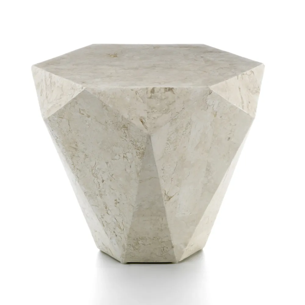 Viadurini Living Couchtische Aus Stein-Wohnzimmer-Couchtisch komplett in Fossil Stone, verschiedene Ausführungen – Air