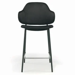 Viadurini Living Küchenhocker-Wohnzimmerhocker aus Stahl und Samt, hergestellt in Italien – Rimini