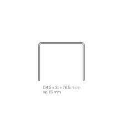 Viadurini Living Konsolentisch Flur-Wohnzimmerkonsole aus minimalistischem transparentem Acrylglas - Amedea